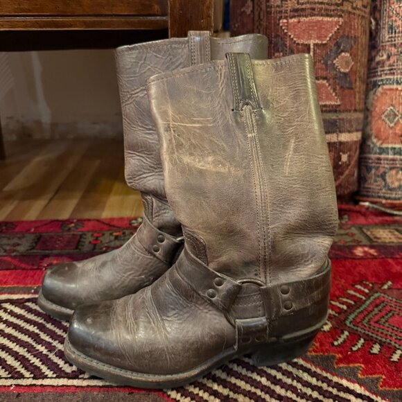 Frye Shoes - Frye Harness 12R Leather Boots
